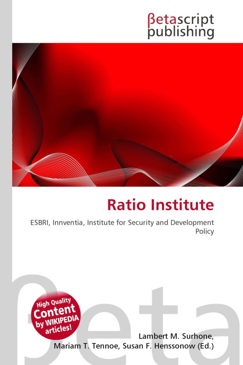 Kniha Ratio Institute Mariam T. Tennoe