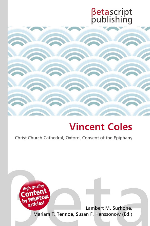 Knjiga Vincent Coles Mariam T. Tennoe