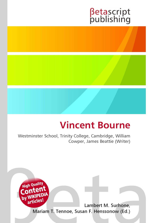 Könyv Vincent Bourne Mariam T. Tennoe