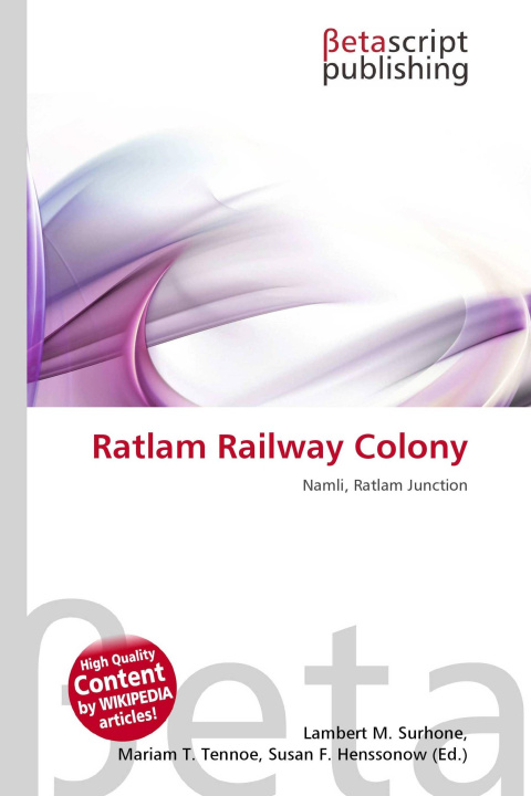 Kniha Ratlam Railway Colony Mariam T. Tennoe