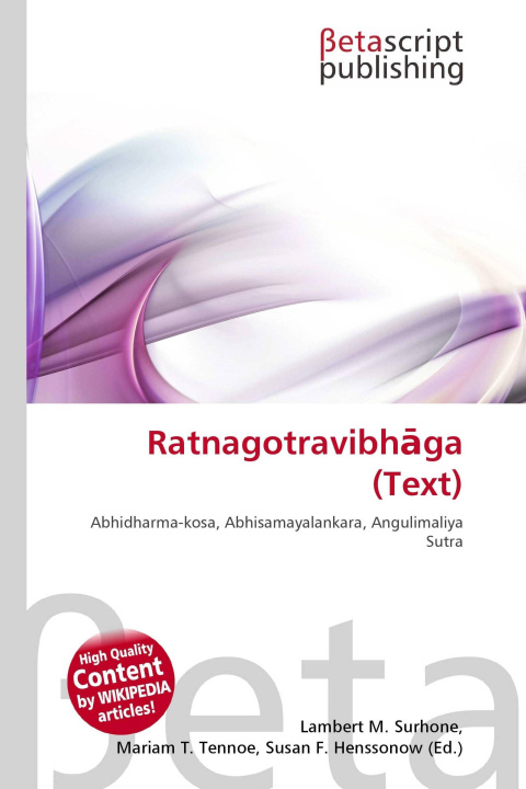 Knjiga Ratnagotravibh¿ga (Text) Mariam T. Tennoe