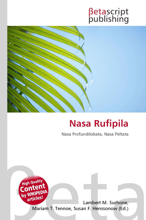 Kniha Nasa Rufipila Mariam T. Tennoe