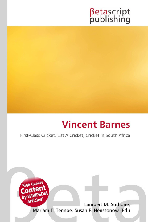 Kniha Vincent Barnes Mariam T. Tennoe