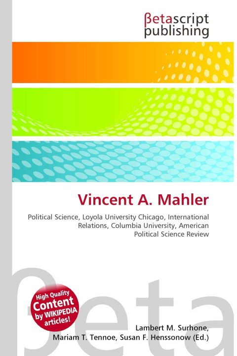 Kniha Vincent A. Mahler Mariam T. Tennoe