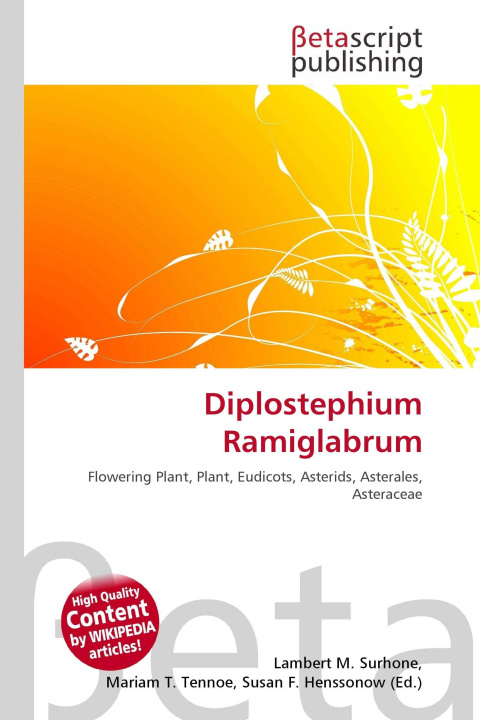 Kniha Diplostephium Ramiglabrum Mariam T. Tennoe