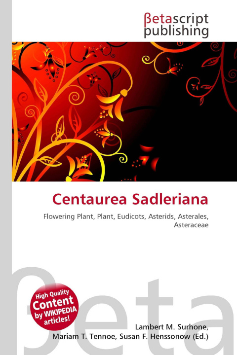 Kniha Centaurea Sadleriana Mariam T. Tennoe