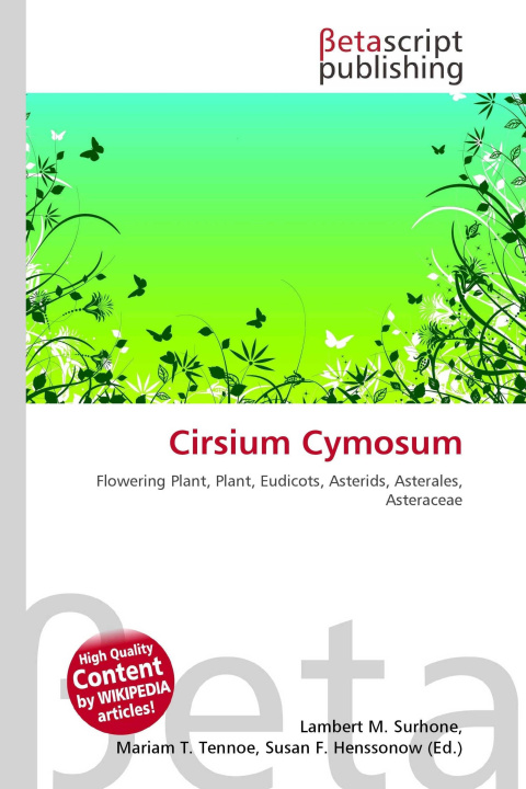 Kniha Cirsium Cymosum Mariam T. Tennoe