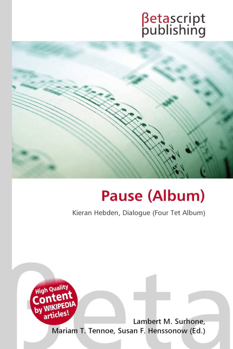 Kniha Pause (Album) Mariam T. Tennoe