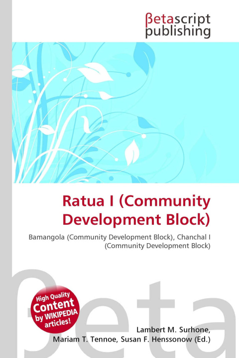 Knjiga Ratua I (Community Development Block) Mariam T. Tennoe