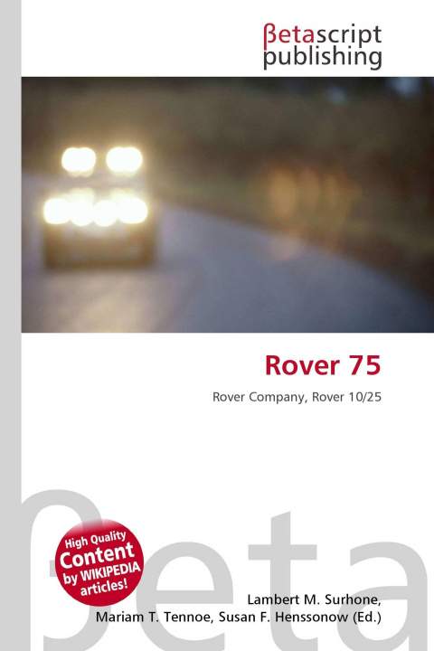 Kniha Rover 75 Mariam T. Tennoe