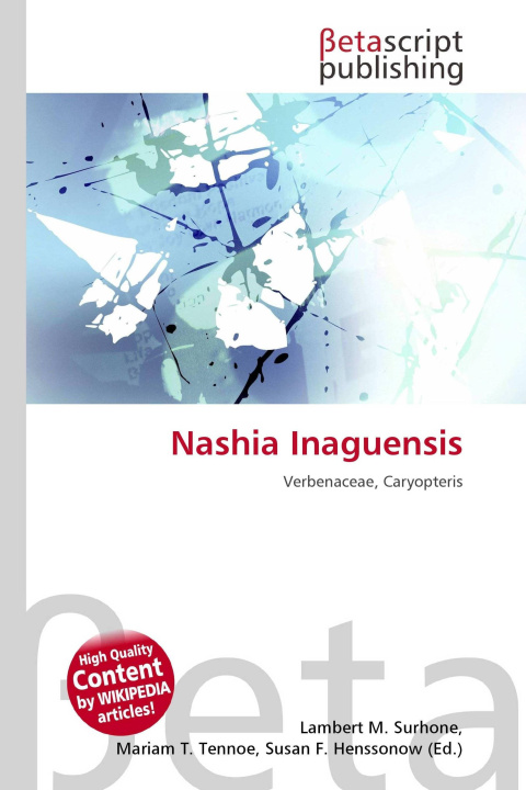 Kniha Nashia Inaguensis Mariam T. Tennoe