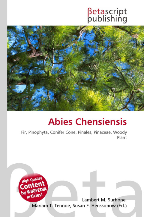 Kniha Abies Chensiensis Mariam T. Tennoe