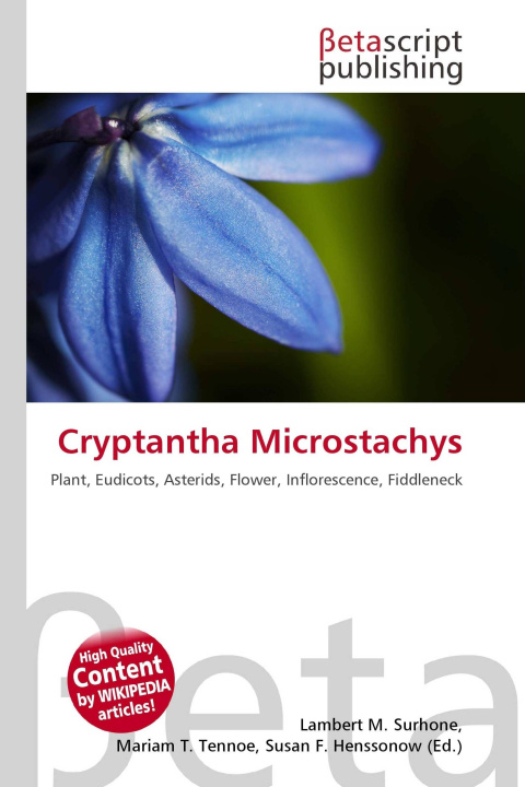 Kniha Cryptantha Microstachys Mariam T. Tennoe