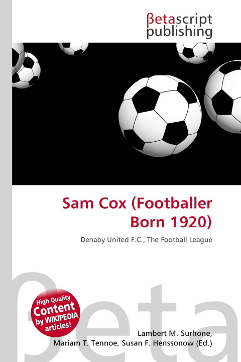 Kniha Sam Cox (Footballer Born 1920) Mariam T. Tennoe