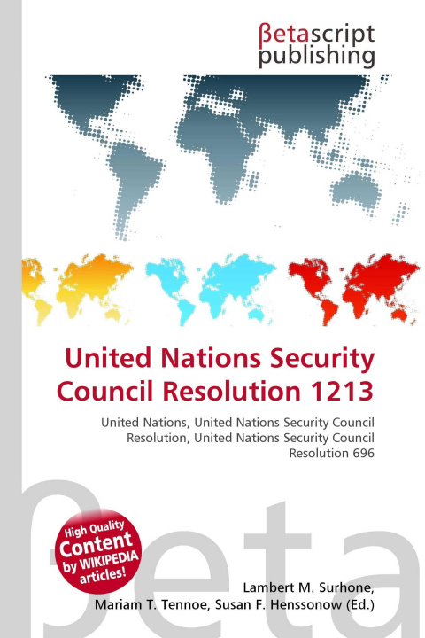 Carte United Nations Security Council Resolution 1213 Mariam T. Tennoe