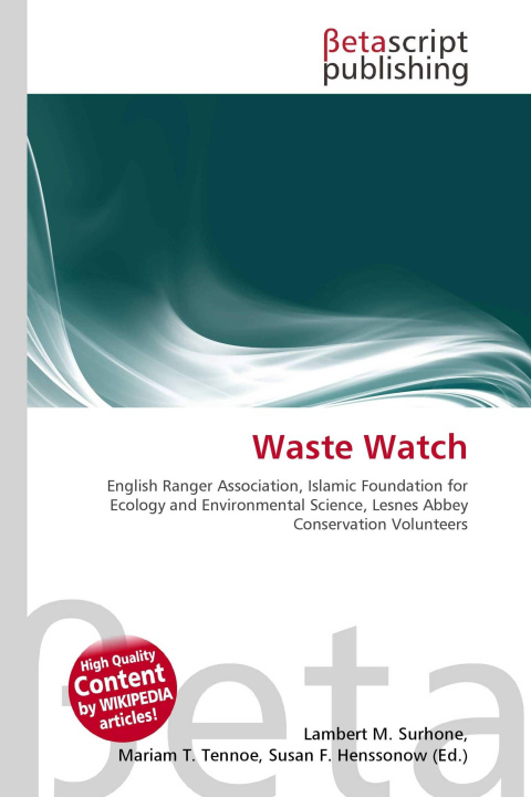 Kniha Waste Watch Mariam T. Tennoe