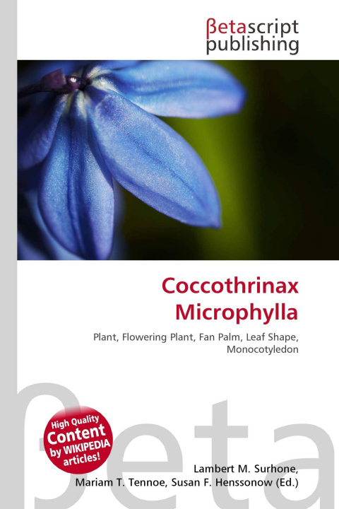 Könyv Coccothrinax Microphylla Mariam T. Tennoe