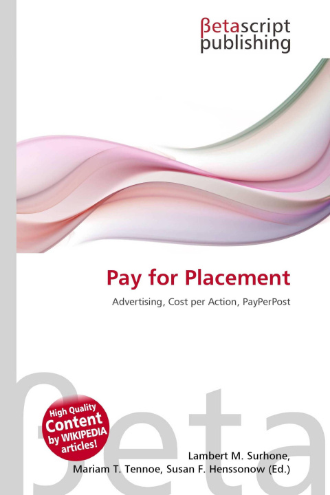 Kniha Pay for Placement Mariam T. Tennoe
