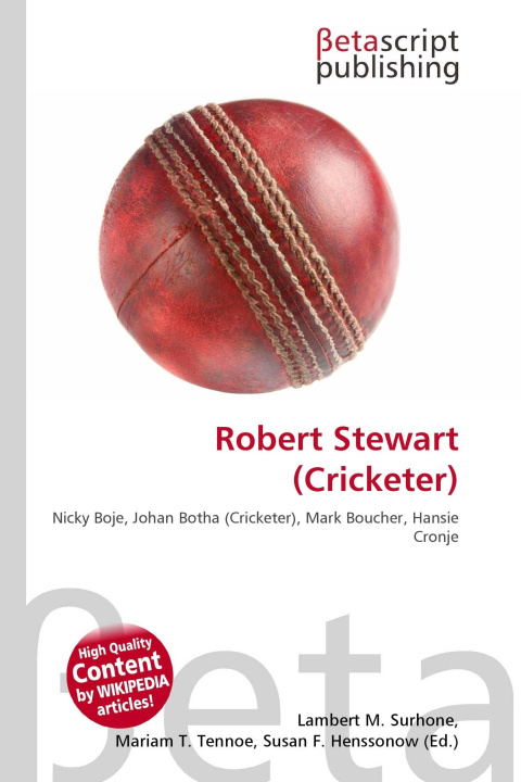 Knjiga Robert Stewart (Cricketer) Mariam T. Tennoe