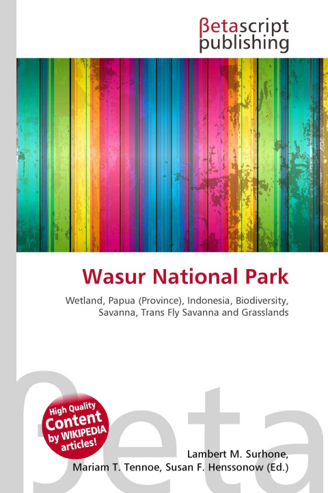 Carte Wasur National Park Mariam T. Tennoe