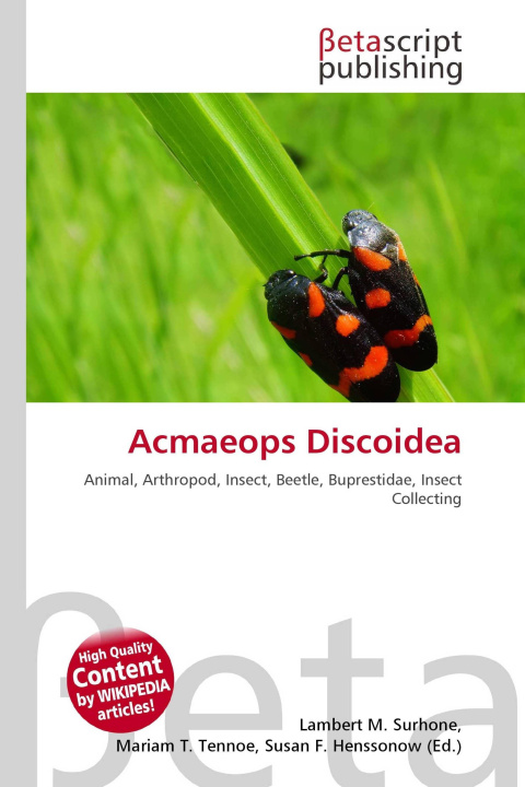 Kniha Acmaeops Discoidea Mariam T. Tennoe