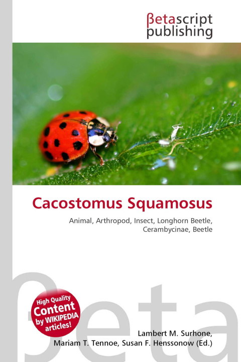 Kniha Cacostomus Squamosus Mariam T. Tennoe
