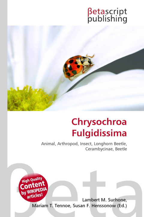 Kniha Chrysochroa Fulgidissima Mariam T. Tennoe