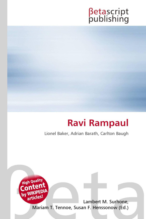 Kniha Ravi Rampaul Mariam T. Tennoe