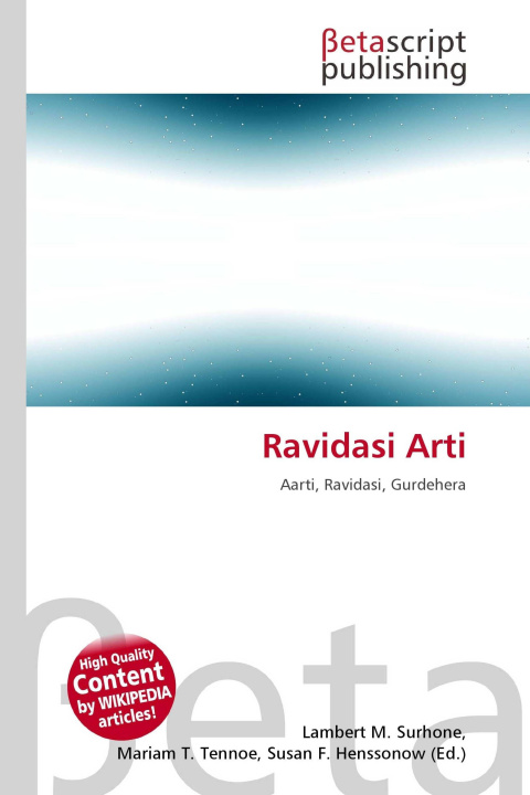 Kniha Ravidasi Arti Mariam T. Tennoe