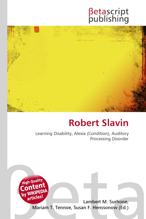 Kniha Robert Slavin Mariam T. Tennoe