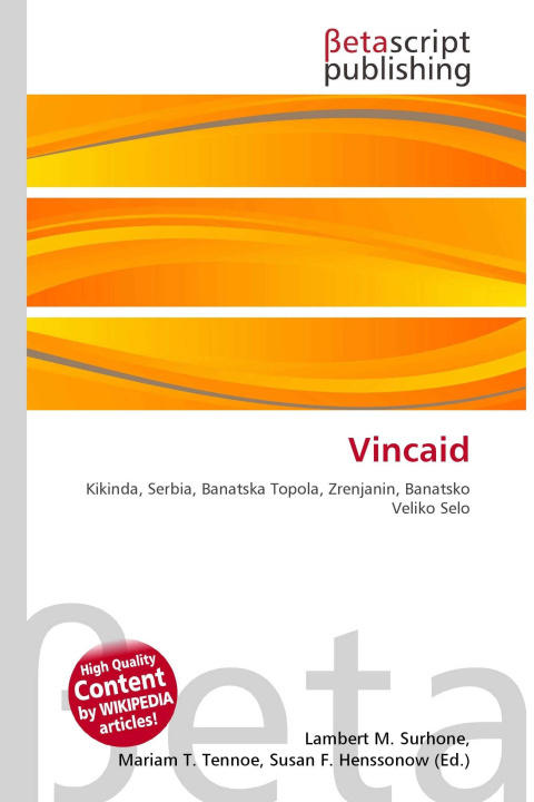 Kniha Vincaid Mariam T. Tennoe