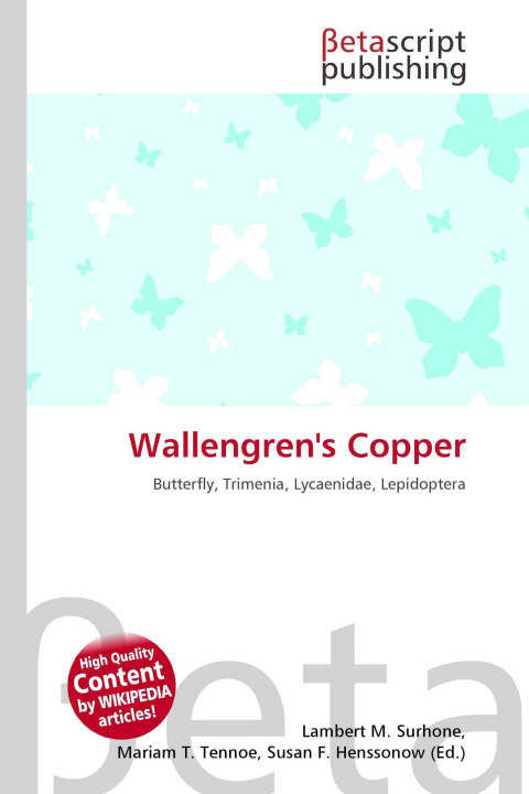 Kniha Wallengren's Copper Mariam T. Tennoe