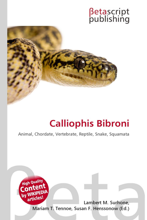 Kniha Calliophis Bibroni Mariam T. Tennoe