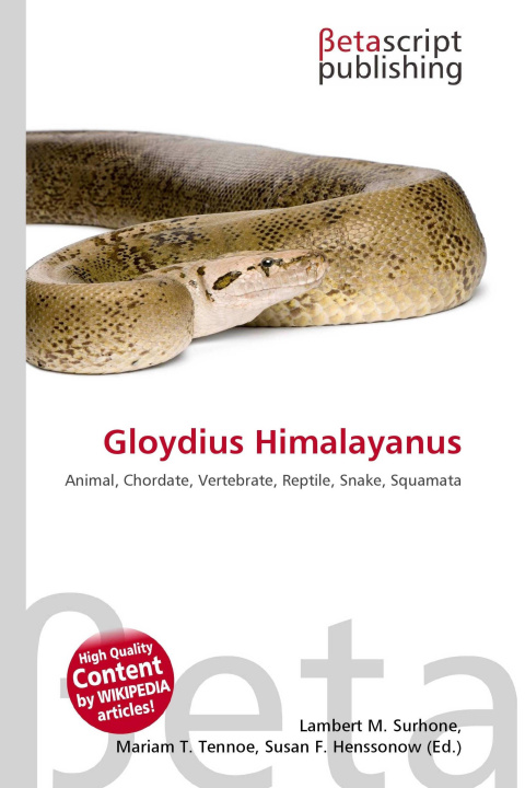Kniha Gloydius Himalayanus Mariam T. Tennoe