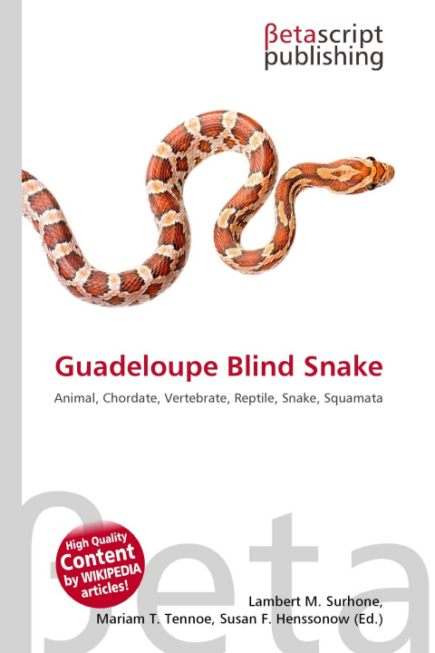 Kniha Guadeloupe Blind Snake Mariam T. Tennoe
