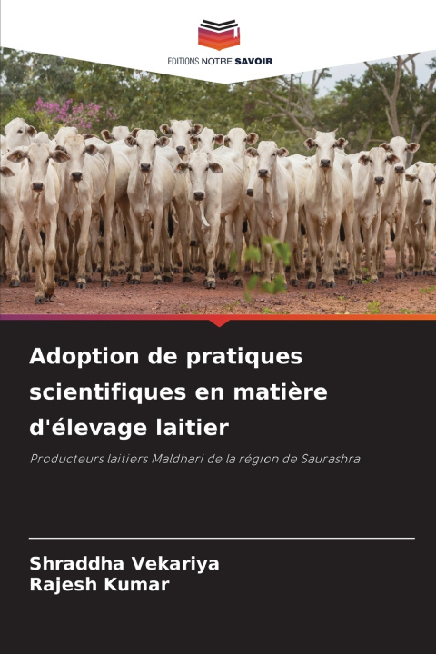 Kniha Adoption de pratiques scientifiques en matière d'élevage laitier Shraddha Vekariya