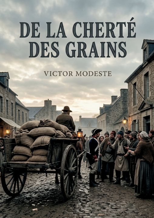 Knjiga De la cherté des grains Victor Modeste