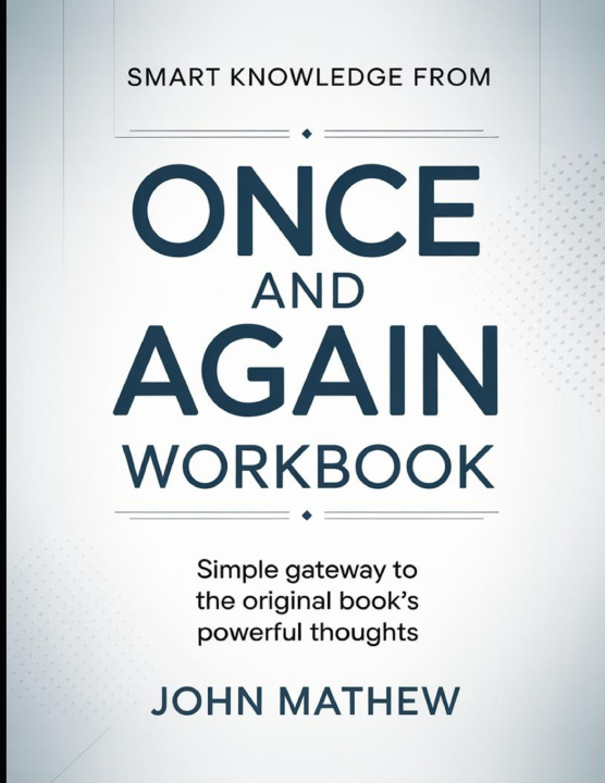 Kniha Smart knowledge from Once And Again John Mathew