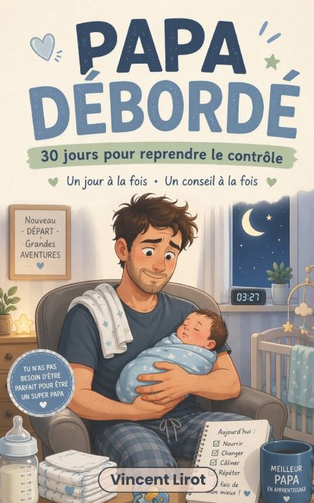 Knjiga Papa débordé Vincent Lirot
