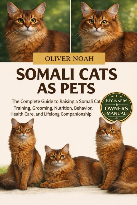 Kniha SOMALI CATS AS PETS OLIVER NOAH