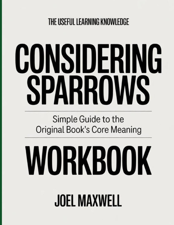 Kniha The Useful Learning Knowledge Considering Sparrows Joel Maxwell