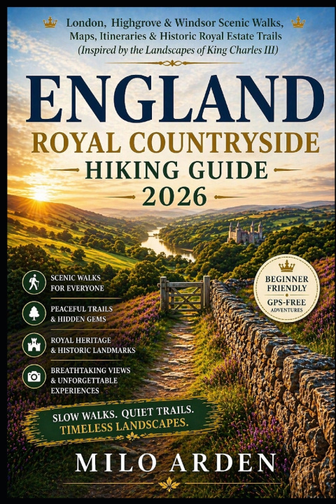 Kniha ENGLAND ROYAL COUNTRYSIDE HIKING GUIDE 2026 MILO ARDEN