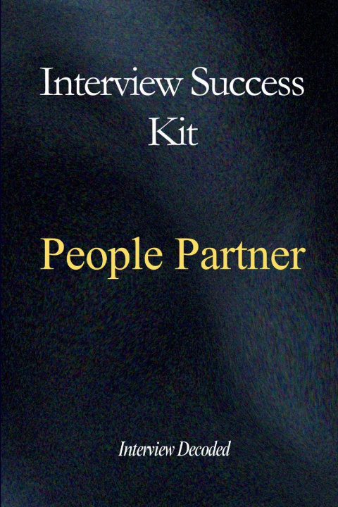 Kniha People Partner Interview Success Interview Decoded