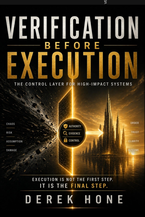 Könyv Verification Before Execution Derek Hone