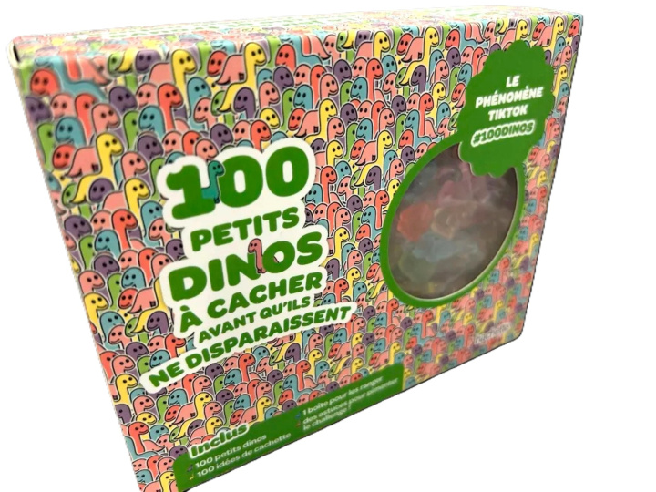 Knjiga 100 petits dinos à cacher 