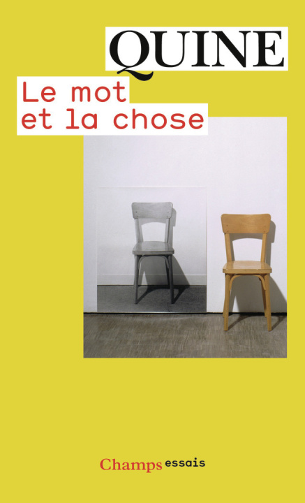 Könyv Le mot et la chose Quine