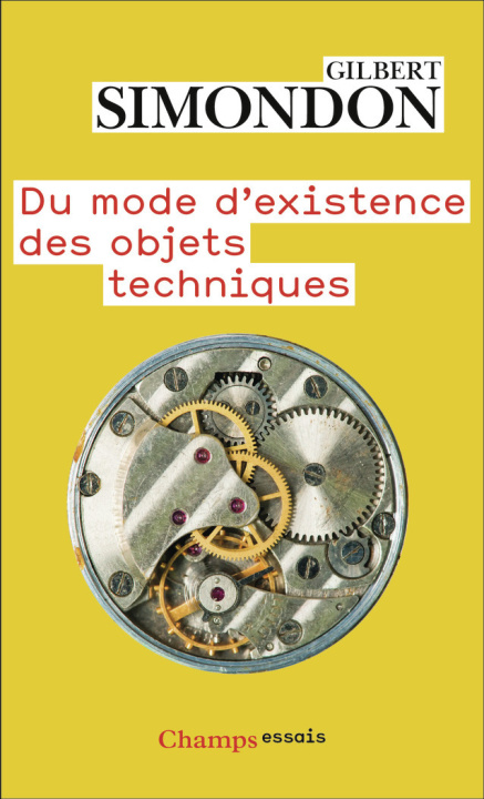 Knjiga Du mode d'existence des objets techniques Simondon