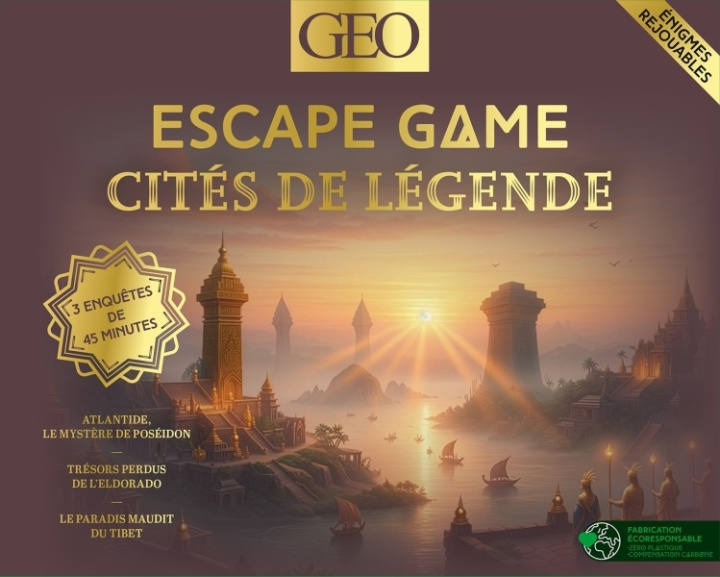 Kniha Escape Game Cités de légende 