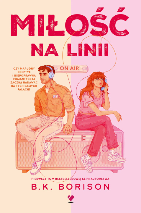 Boek Miłość na linii B. K. Borison