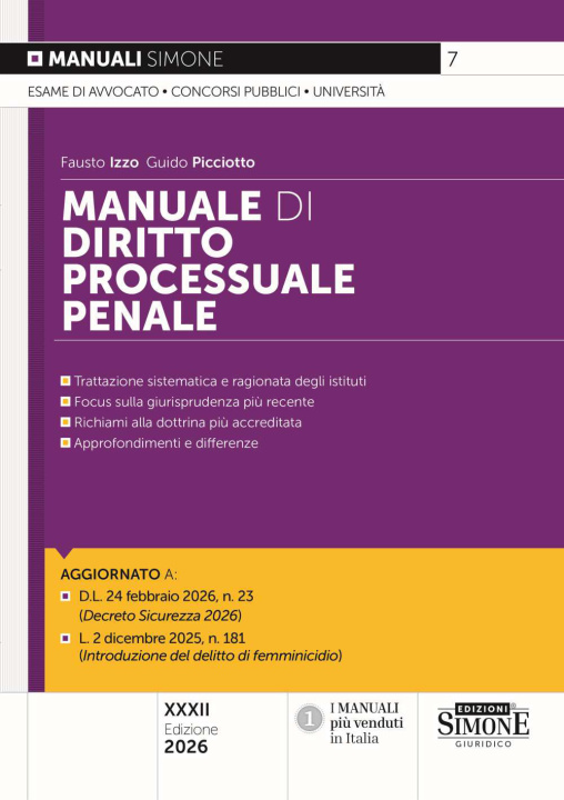 Kniha Manuale di diritto processuale penale Fausto Izzo